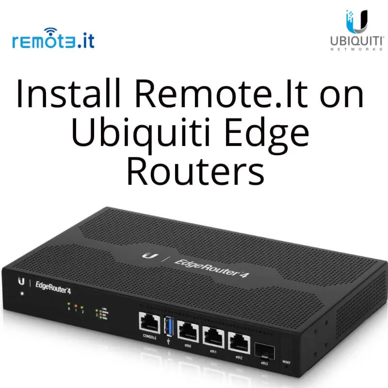 Ubiquiti EdgeRouterのサポート